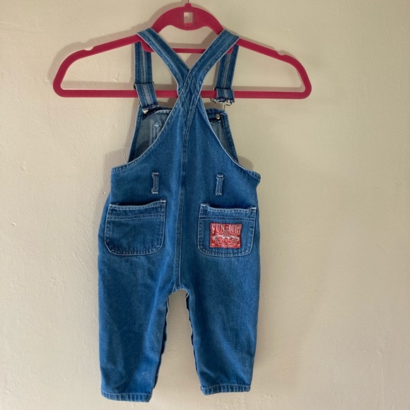 Vintage Fun Duds 100% Cotton Overalls - Picture 3 of 8